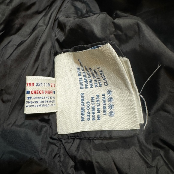 Moncler Renne Giubbutto Renne Feather Down Long Jacket Black Coat 1 - Picture 5 of 11